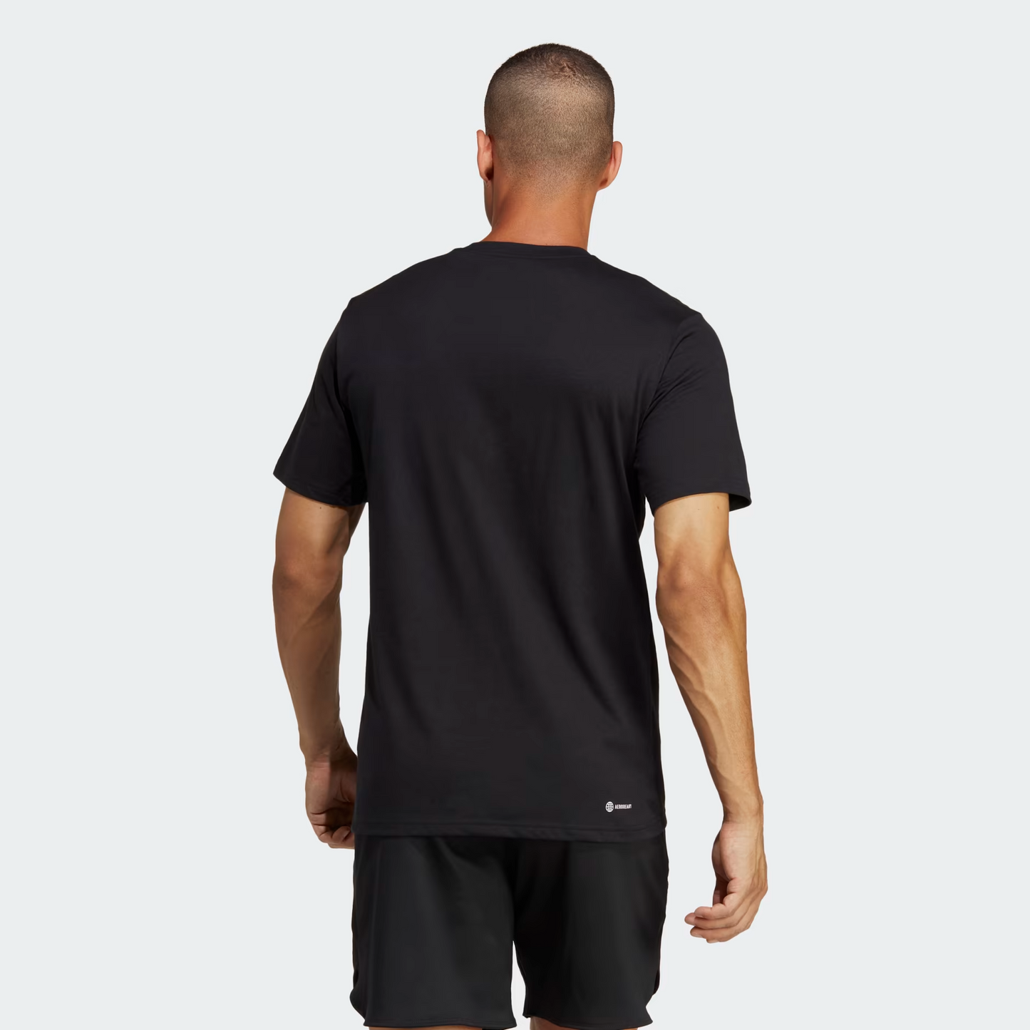 Adidas Train Essential Seasonal Logo Training T-Shirt with 30% Polyester, 30% Cotton