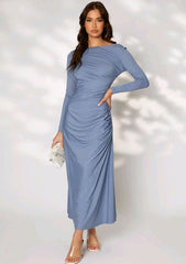 Modely Solid Ruched Side