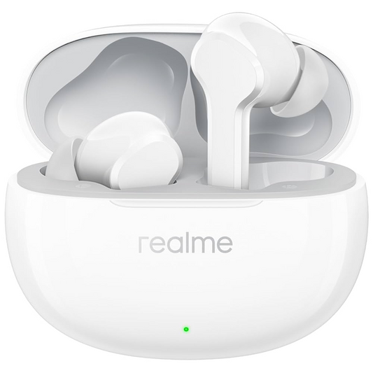 Realme Buds T110 White Global - Wireless Earbuds with AI ENC Call Noise Reduction
