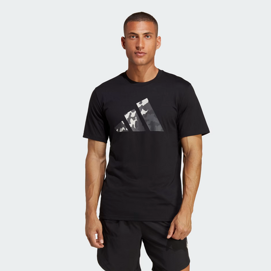 Adidas Train Essential Seasonal Logo Training T-Shirt with 30% Polyester, 30% Cotton