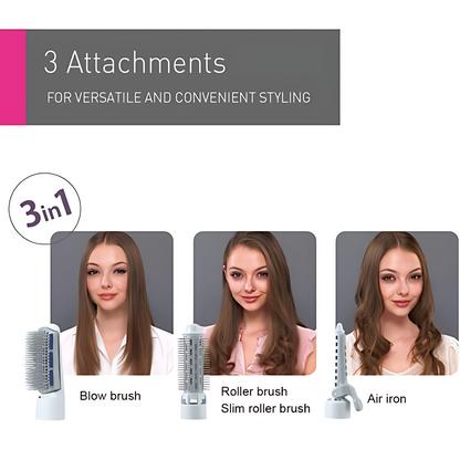 Panasonic Hair Styler EH-KA31 with 3 Attachments - Salon-Quality Hairstyling at Home