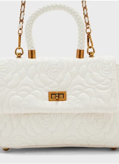 Ella White Shoulder Bag
