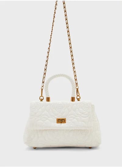 Ella White Shoulder Bag