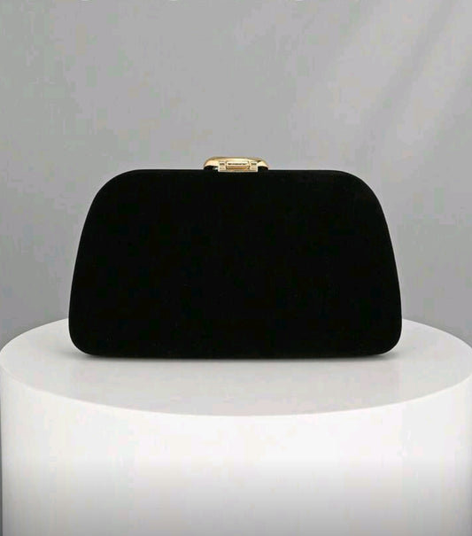 OpulAura Women's Retro Fashion Velvet Clutch Bag