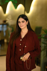 Heiryn French Encore Red Luxury Fashion Elegant 3 pc Set,