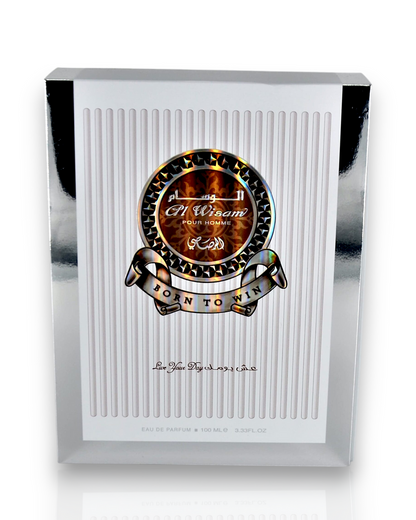 Rasasi Al Wisam Day White Pour Homme: Captivating Eau De Parfum for Men 100ml 223344