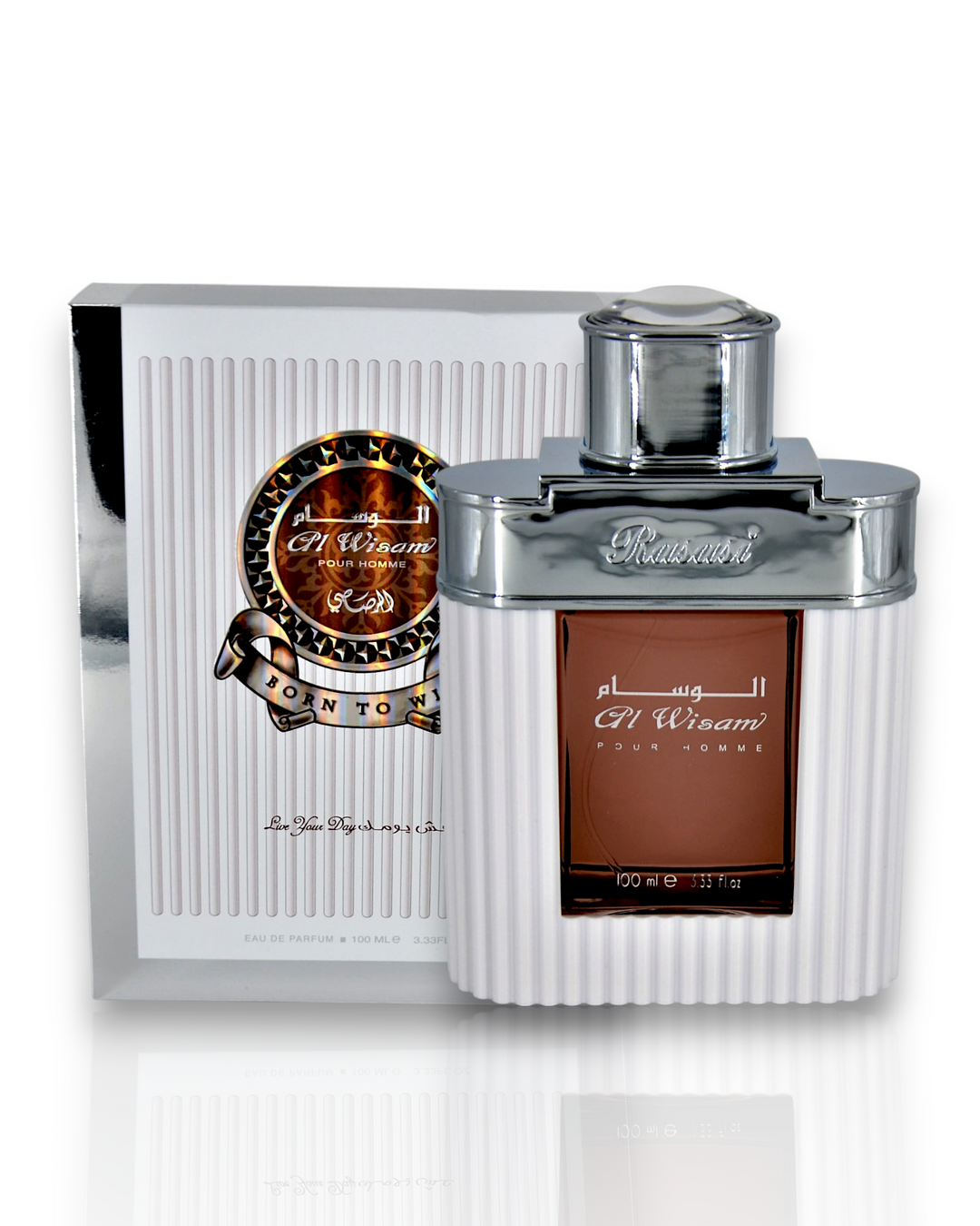 Rasasi Al Wisam Day White Pour Homme: Captivating Eau De Parfum for Men 100ml 223344
