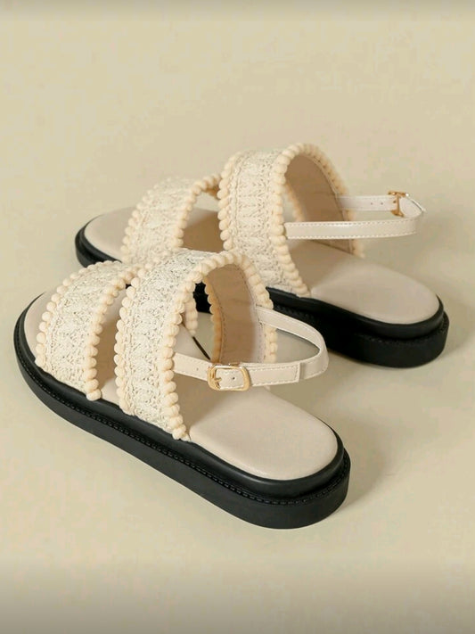 Buckle Sandals, Suitable Comfortable, Simple, Elegant, Lightweight, Breathable