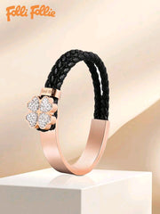 Bracelets For Women Titanium Steel Bracelet Four-Leaf Clover Bracelet Simple Desig